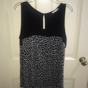 Black Cheetah Print Tank